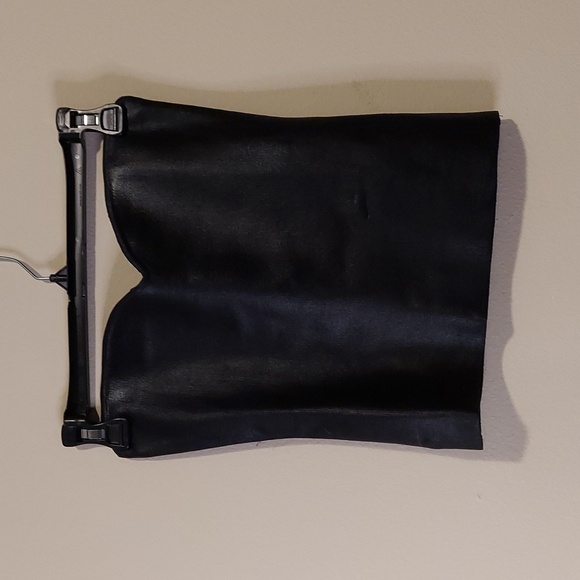 Zara Tops - ZARA FAUX LEATHER CORSET